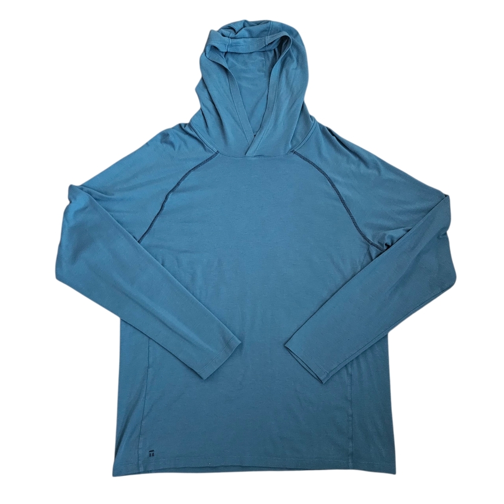 Tommy‎ John Mens Loungewear Blue Hoodie Sz LG Soft Cozy